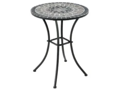 Aktion 🧨 Jardini Gartentisch Rosi - 60/70/60 cm in grau 👍 -Gartenmöbel Verkaufs-Shop 6544980 0576067 2 24295025