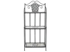 Angebote ❤️ Jardini Gartenregal Rosi - 62/143/29 cm in schwarz ⌛