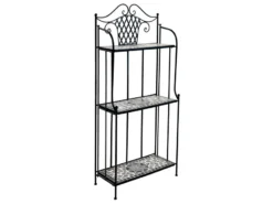 Angebote ❤️ Jardini Gartenregal Rosi - 62/143/29 cm in schwarz ⌛ -Gartenmöbel Verkaufs-Shop 6544985 0576072 2 24295182