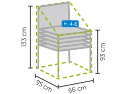 Aktion 😍 Winza Schutzhülle für Stapelstuhl - 66/133/95 cm in grau 😀 7 Aktion 😍 Winza Schutzhülle für Stapelstuhl - 66/133/95 cm in grau 😀 -Gartenmöbel Verkaufs-Shop 6553318 0577856 1 24412314