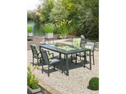 Coupon 🎁 Gartentisch Kamira - 100/75/201 cm in grau 🔥 -Gartenmöbel Verkaufs-Shop 6627671 0582947 2 23259030