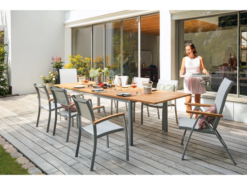 Schlussverkauf 👍 Jardini Gartentisch Sylt - 100/75/214-300 cm in braun 🤩 2 Schlussverkauf 👍 Jardini Gartentisch Sylt - 100/75/214-300 cm in braun 🤩 – Bild 2