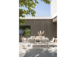 Am billigsten ✨ Lafuma Gartentisch Ancone - 220/76/104 cm in weiß ⌛ -Gartenmöbel Verkaufs-Shop 6631310 0584410 2 24008395