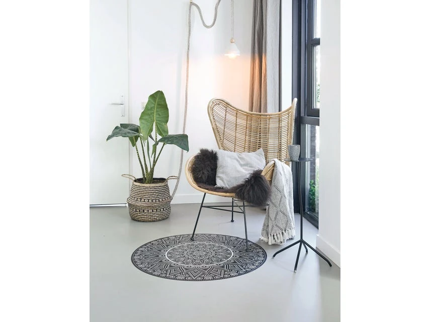 Schlussverkauf 🧨 Vorleger Smuq Mandela - D 100 cm in grau 👏 2 Schlussverkauf 🧨 Vorleger Smuq Mandela - D 100 cm in grau 👏 – Bild 2