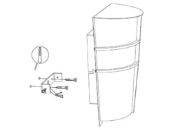 Blitzangebot ⭐ Außenwandleuchte Breganzo - 17/25/12 cm in grau 🛒 -Gartenmöbel Verkaufs-Shop 6678806 0598019 1 20725787