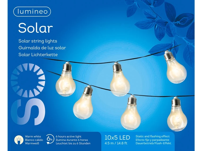 Billig 🥰 Jardini Solar-Lichterkette Glühbirne - 450 cm in mehrfarbig 🤩 5 Billig 🥰 Jardini Solar-Lichterkette Glühbirne - 450 cm in mehrfarbig 🤩 – Bild 5