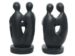 Am billigsten 👏 Jardini Statue Familie - 27/55/31,5 cm in dunkelgrau 🛒 -Gartenmöbel Verkaufs-Shop 6746777 0603025 2 24664105