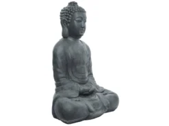 Rabatt 🥰 Jardini Dekofigur Buddha - 61,5/79/35 cm in grau 🤩 -Gartenmöbel Verkaufs-Shop 6746780 0603028 2 24664197