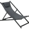 Aktion 🛒 Jardini Liegestuhl Rocky - 61/78,5/108,5 cm in dunkelgrau 🌟