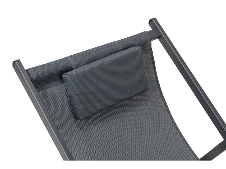 Aktion 🛒 Jardini Liegestuhl Rocky - 61/78,5/108,5 cm in dunkelgrau 🌟 4 Aktion 🛒 Jardini Liegestuhl Rocky - 61/78,5/108,5 cm in dunkelgrau 🌟 – Bild 4