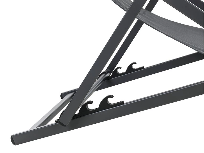 Aktion 🛒 Jardini Liegestuhl Rocky - 61/78,5/108,5 cm in dunkelgrau 🌟 5 Aktion 🛒 Jardini Liegestuhl Rocky - 61/78,5/108,5 cm in dunkelgrau 🌟 – Bild 5