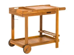 Bestes Angebot ⭐ Jardini Servierwagen Costa Rica - 100/80/60 cm in braun 💯