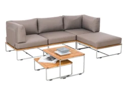 Großhandel ⭐ Jardini Loungegarnitur Normandie 6-teilig in silberfarben 🎁 -Gartenmöbel Verkaufs-Shop 6748098 0603373 1 24607345