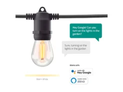 Billig ✔️ Outdoor-Lichterkette Smart String Light - 500 cm in schwarz ❤️ -Gartenmöbel Verkaufs-Shop 6749791 0603653 15 24679203