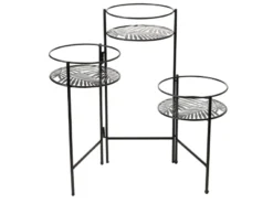 Blitzangebot 🎁 Jardini Pflanzständer - 66/49/22 cm in schwarz 🛒