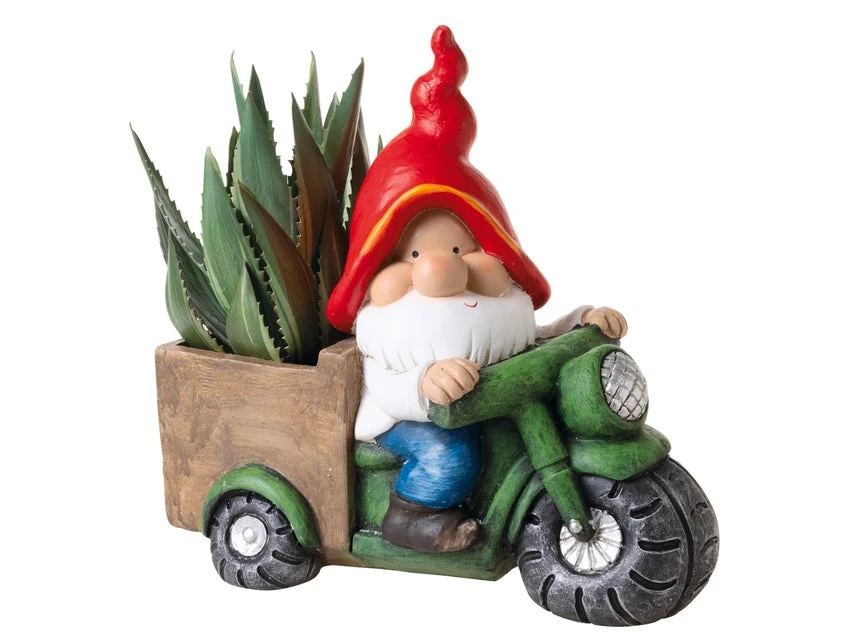 Billig 🧨 Jardini Dekofigur Zwerg auf Traktor/Roller in mehrfarbig 🔥 2 Billig 🧨 Jardini Dekofigur Zwerg auf Traktor/Roller in mehrfarbig 🔥 – Bild 2