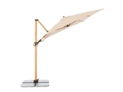 Angebote 😉 Doppler Sonnenschirm Alu Wood AX Ultra - 220/300 cm in braun 🔥 -Gartenmöbel Verkaufs-Shop 6776409 0609967 2 24757348