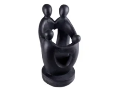 Am billigsten 👏 Jardini Statue Familie - 27/55/31,5 cm in dunkelgrau 🛒 -Gartenmöbel Verkaufs-Shop 6781274 0611447 3 24664105
