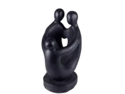 Am billigsten 👏 Jardini Statue Familie - 27/55/31,5 cm in dunkelgrau 🛒 -Gartenmöbel Verkaufs-Shop 6781276 0611447 5 24664105