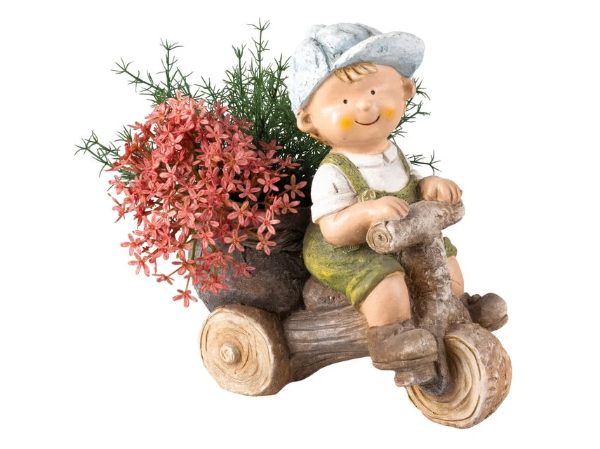 Am billigsten 😀 Jardini Dekofigur Bub auf Dreirad - 26/27,5/13,5 cm in mehrfarbig 👏 2 Am billigsten 😀 Jardini Dekofigur Bub auf Dreirad - 26/27,5/13,5 cm in mehrfarbig 👏 – Bild 2