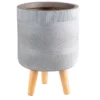 Großhandel 👍 Jardini Blumentopf Sabine - 25/24,5 cm in grau 😍
