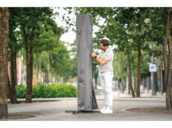 Bestpreis 🥰 Winza Schutzhülle für Sonnenschirme - 70/275 cm in grau 🎁 -Gartenmöbel Verkaufs-Shop 6782189 0611952 3 24766125