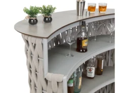 Bestes Angebot 🎁 Jardini Bar Bretagne - 152/109/70 cm in grau 🤩 -Gartenmöbel Verkaufs-Shop 6783355 0612129 9 24566509