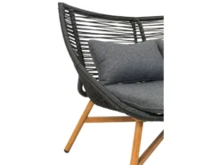 Budget 👍 Jardini Loungegarnitur Taviano 5-teilig in schwarz 🔔 -Gartenmöbel Verkaufs-Shop 6784496 0612514 9 24603658 1