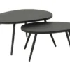 Brandneu 🥰 Jardini Loungetisch-Set Artemis 2 teilig in schwarz 😉