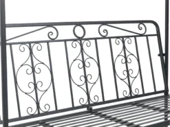 Besorgen 🥰 Jardini Gartenbank Rosalie - 121/230/53 cm in schwarz ❤️ -Gartenmöbel Verkaufs-Shop 6784697 0612586 4 24668818