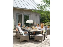 Schlussverkauf 👍 Jardini Gartenhocker Komido - 62/49/48 cm in grau ⌛ -Gartenmöbel Verkaufs-Shop 6786347 0612876 2 24245070