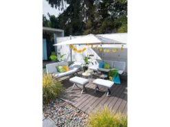 Blitzangebot ❤️ Jardini Loungehocker Rieke II - 72/41,5/41,2 cm in grau 💯 -Gartenmöbel Verkaufs-Shop 6786355 0612888 4 24579916