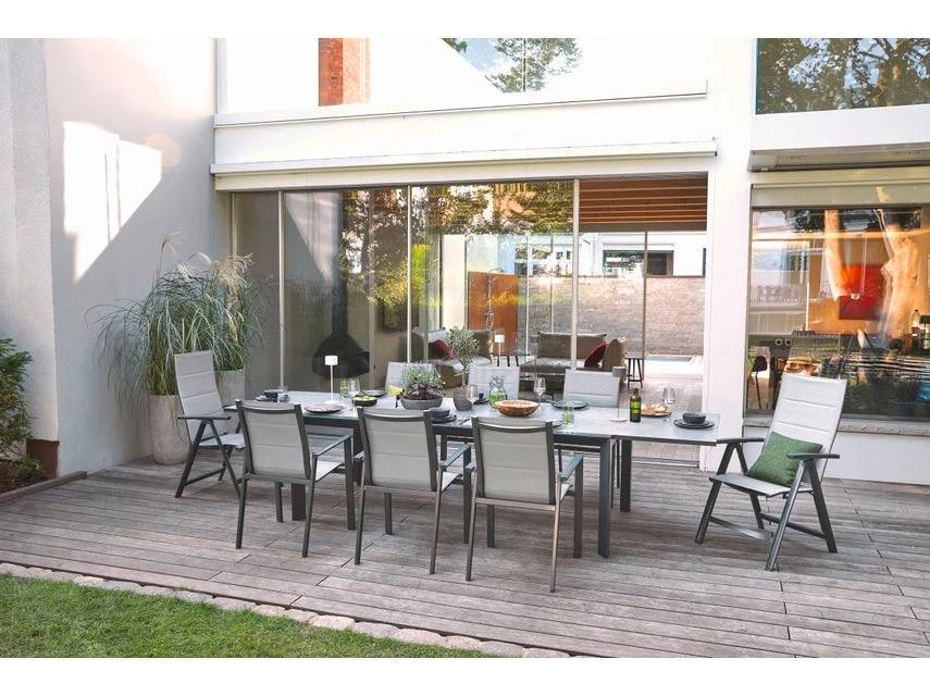 Bester Verkauf 👍 Jardini Gartentisch Livorno - 107/76/220-340 cm in grau 🥰 1 Bester Verkauf 👍 Jardini Gartentisch Livorno - 107/76/220-340 cm in grau 🥰