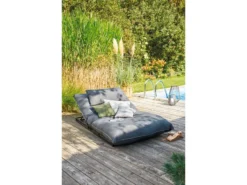 Brandneu 🧨 Jardini Loungebett Hennes - 104/35/175 cm in grau ✔️ -Gartenmöbel Verkaufs-Shop 6787091 0613226 5 24608046