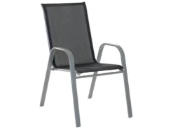 Bestpreis 😉 Jardini Stapelstuhl Vargas - 55/91/73 cm in schwarz ✨