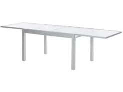 Bestes Angebot 🧨 Jardini Gartentisch Vargas - 90/75/140-280 cm in hellgrau 🔔 -Gartenmöbel Verkaufs-Shop 6787242 0613316 2 24635099