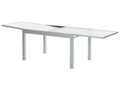 Bestes Angebot 🧨 Jardini Gartentisch Vargas - 90/75/140-280 cm in hellgrau 🔔 -Gartenmöbel Verkaufs-Shop 6787244 0613316 3 24635099