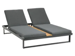 Blitzangebot 💯 Jardini Loungebett Ascot - 152/29,5-84/200 cm in grau 👏