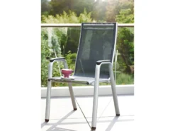 Bestes Angebot ✨ Kettler Stapelstuhl Cirrus - 61/104/71 cm in grau 💯 -Gartenmöbel Verkaufs-Shop 6789073 0613813 3 24605951