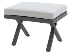 Blitzangebot ❤️ Jardini Loungehocker Rieke II - 72/41,5/41,2 cm in grau 💯