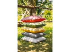 Coupon ✔️ Schöner Wohnen Zierkissen Mika - 60x60 cm in rot ⭐ -Gartenmöbel Verkaufs-Shop 6791314 0614775 1 24765119