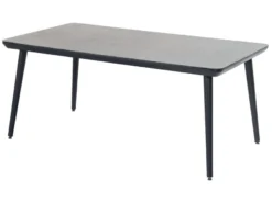 Bestpreis 🤩 Schöner Wohnen Gartentisch Texel - 100/75/170 cm in grau 🌟