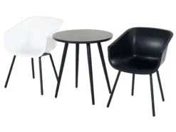 Budget 💯 Schöner Wohnen Gartentisch Texel Bistro - 66x70 cm in schwarz 😍 -Gartenmöbel Verkaufs-Shop 6791379 0614839 2 24764012