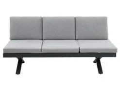 Blitzangebot 😍 Jardini Loungesofa Rieke II 3-Sitzer - 198/95,5/72 cm in grau 🥰 -Gartenmöbel Verkaufs-Shop 6791918 0615145 1 24579891