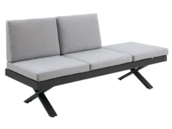 Blitzangebot 😍 Jardini Loungesofa Rieke II 3-Sitzer - 198/95,5/72 cm in grau 🥰 -Gartenmöbel Verkaufs-Shop 6791920 0615145 3 24579891