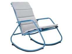 Neu 😀 Jardini Gartenschaukelstuhl Louisville - 61/90/100 cm in blau 😉