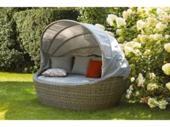 Beste Bewertungen von 👏 Jardini Loungebett Komido - 210/86/145 cm in grau ❤️