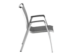 Neu 🎉 Kettler Stapelstuhl Forma II - 60/93/69 cm in silberfarben ✨ -Gartenmöbel Verkaufs-Shop 6791973 0615193 2 24766167 1