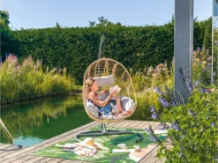 Auslauf ❤️ Jardini Hängesessel Marbella - 120/184/118 cm in schwarz ✔️ -Gartenmöbel Verkaufs-Shop 6793241 0615698 2 24603583