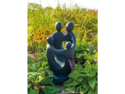 Am billigsten 👏 Jardini Statue Familie - 27/55/31,5 cm in dunkelgrau 🛒 -Gartenmöbel Verkaufs-Shop 6793270 0615726 2 24664105
